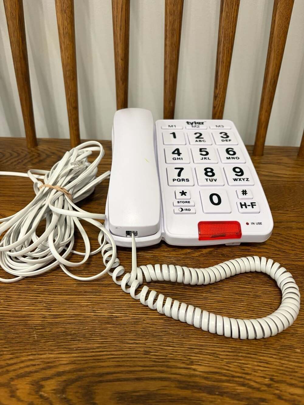 Tyler TBBP-3-WH Big Button Landline Telephone